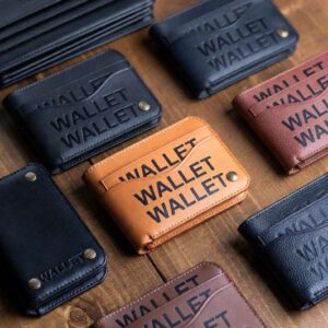 Wallets with print