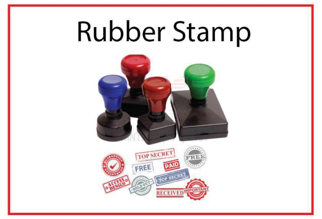 RUBBER-STAMP